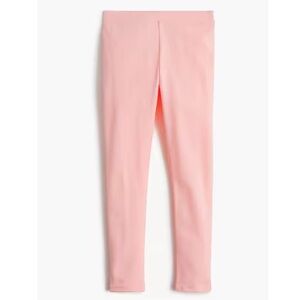 J. Crew Girls Light Pink Cotton Leggings NWT